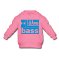 ilovebass babie hoodie pink